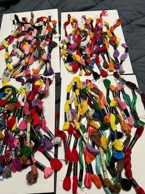 Assorted Embroidery Floss Skeins - Multicolor Pack